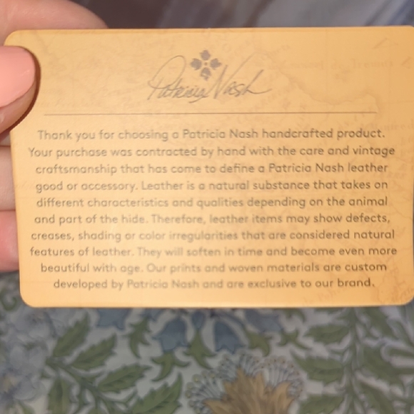 NWOT Patricia Nash Gianella Leather and Mesh Tote Bag-Seashell Latte - Picture 6 of 13